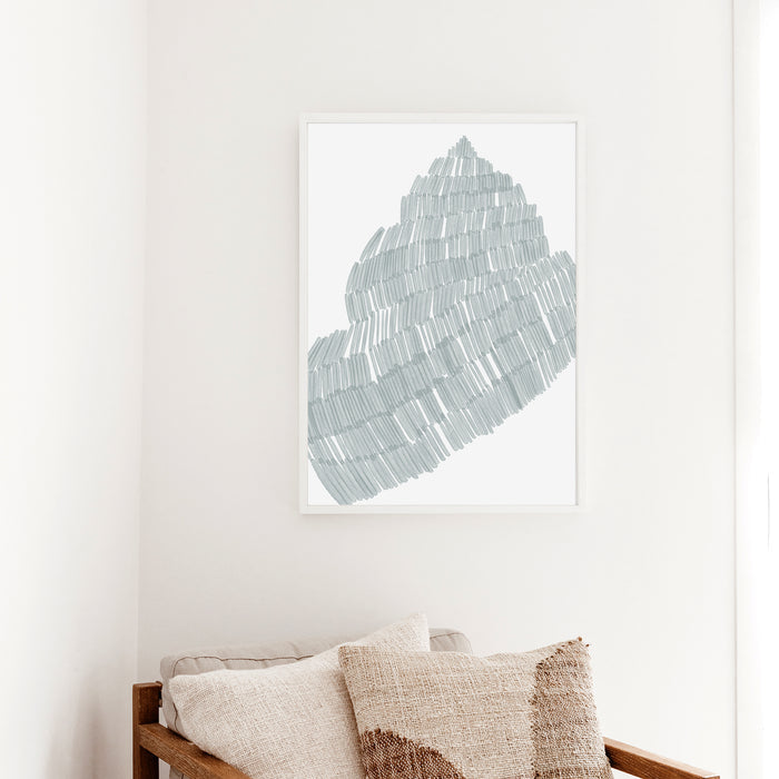Salty Snail Shell - Art Print or Canvas - Jetty Home