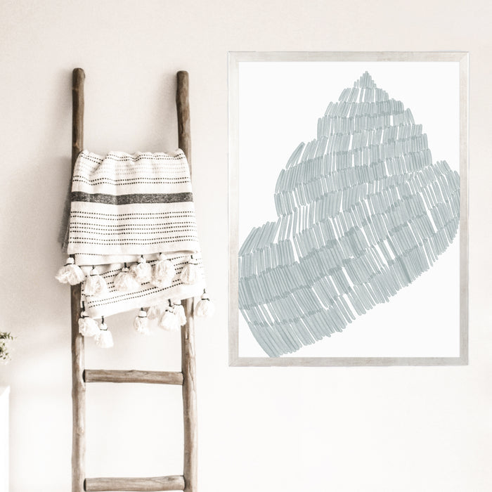 5"x7" / Art Print / Antique Silver