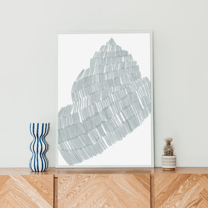 Salty Snail Shell - Art Print or Canvas - Jetty Home