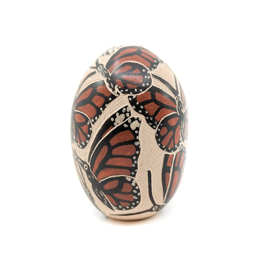 Seed Pot with Monarch Butterflies