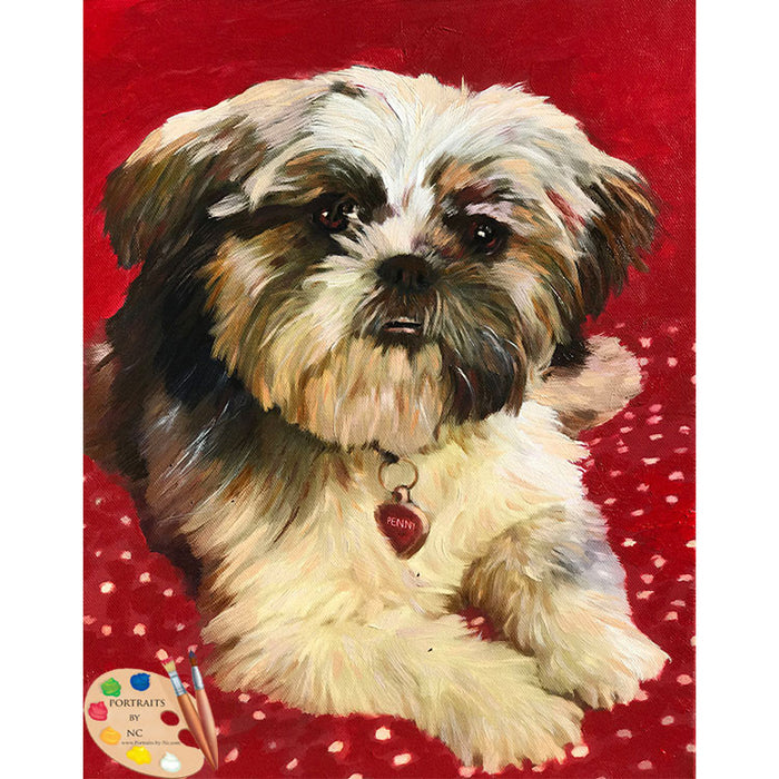 Shih Tzu Painting 560