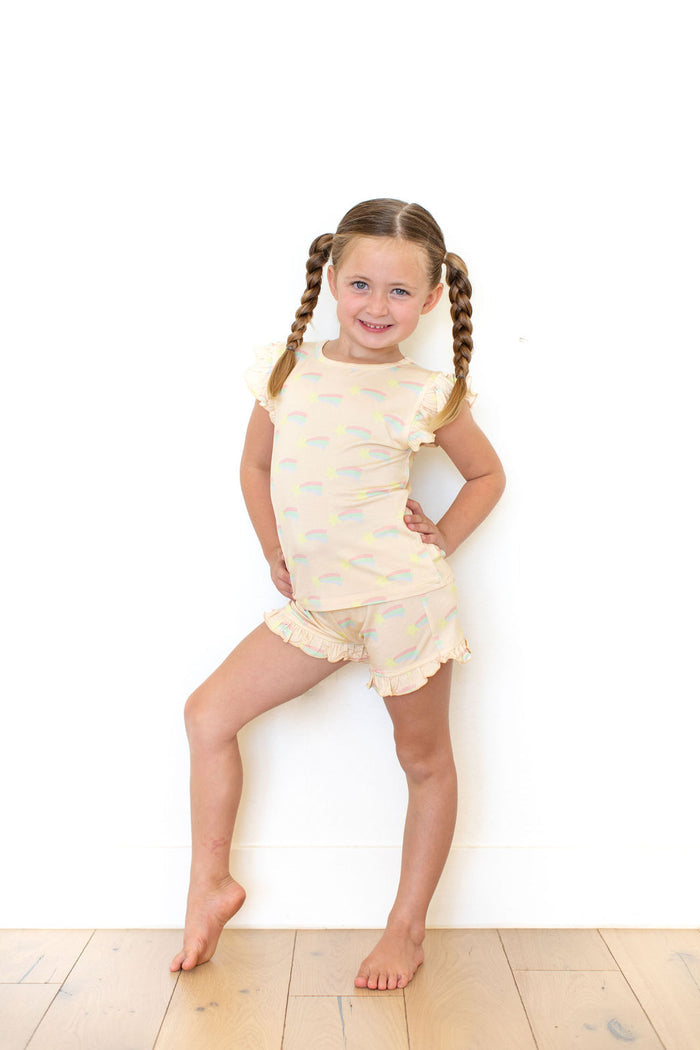 SHOOTING STARS | RUFFLE SHORT SET