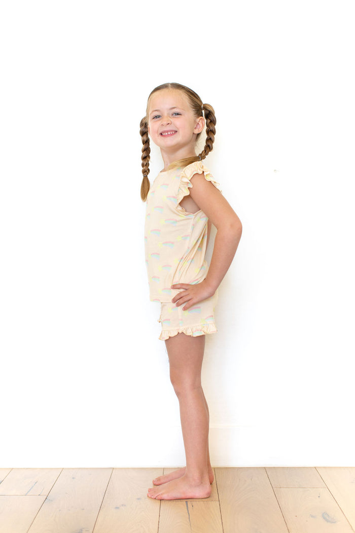 SHOOTING STARS | RUFFLE SHORT SET