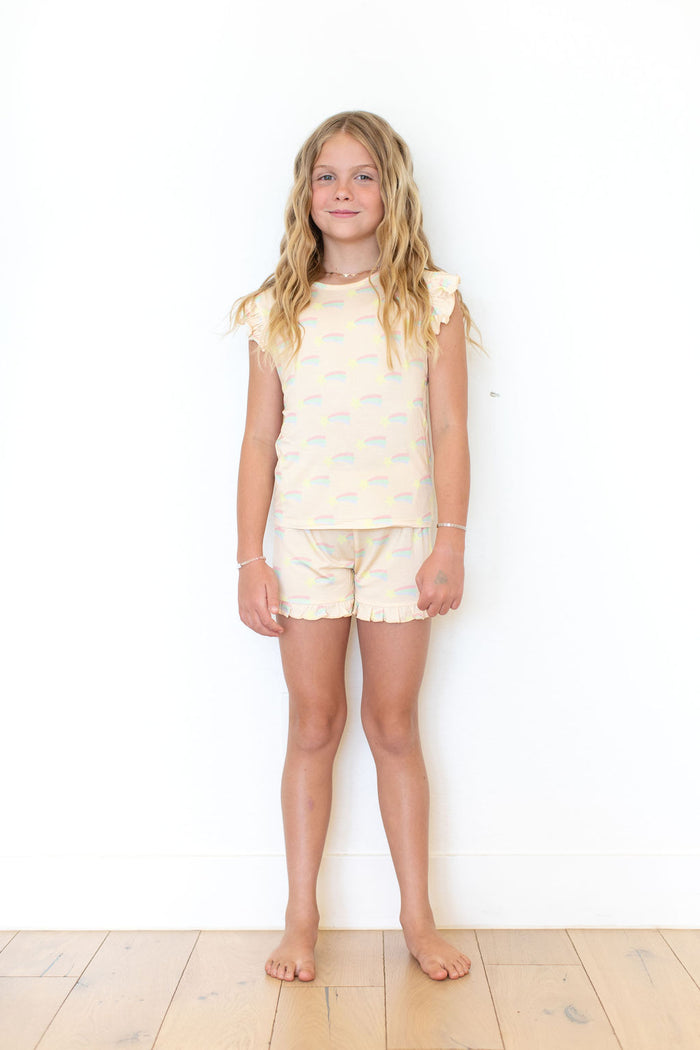 SHOOTING STARS | RUFFLE SHORT SET