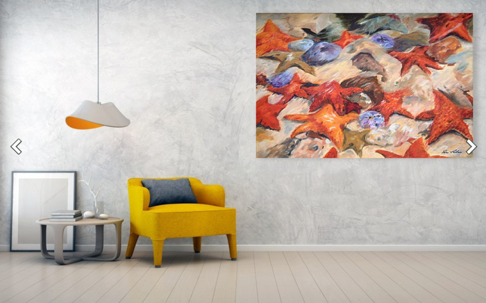 Starfish - Metal Print Wall Art