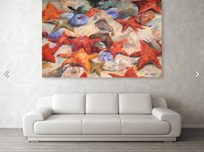 Starfish - Extra Large Metal Print