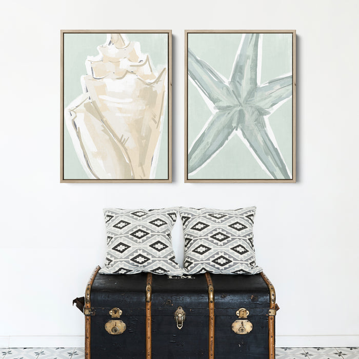 8"x10" / Canvas Set / Natural Wood