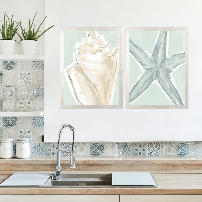 5"x7" / Art Print Set / Antique Silver