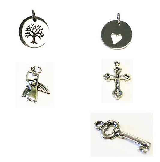 Sterling Silver Charms for Glass Bolo Bracelets