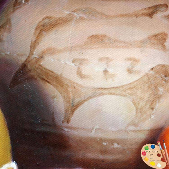 Painting Iranian Jar 55