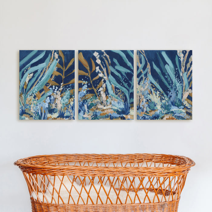 Subaquatic Wonderland Triptych - Set of 3  - Art Prints or Canvases - Jetty Home