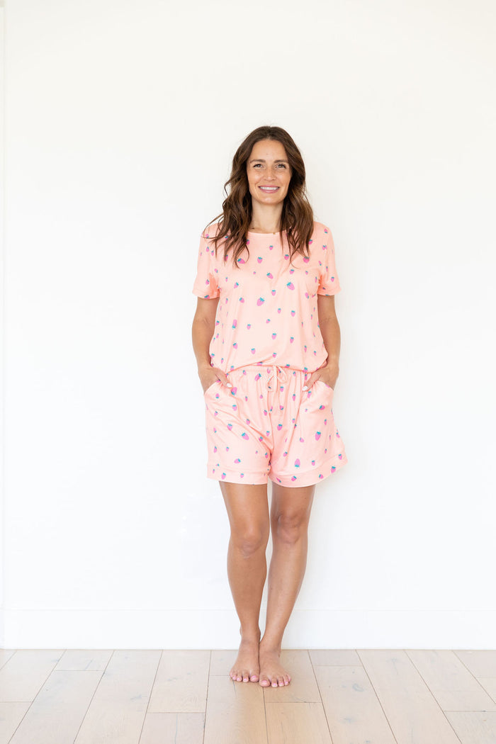 SUMMER STRAWBERRIES | WOMEN'S SHORT SET