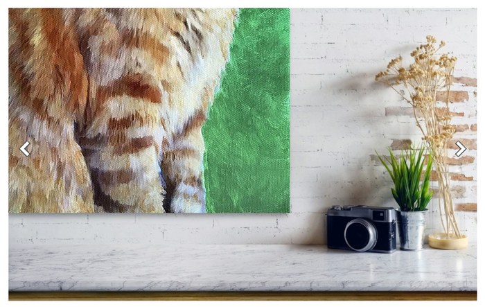 Tabby Cat - Metal Print