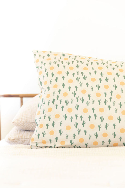 TAN CACTUS SUN | PILLOW CASE