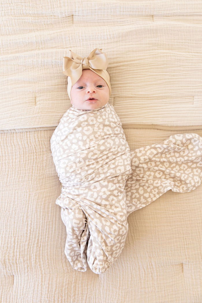 TAN CHEETAH | SWADDLE