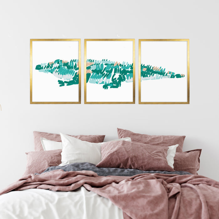 5"x7" / Art Print Set / Antique Gold
