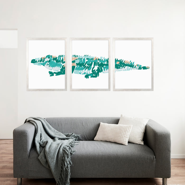 5"x7" / Art Print Set / Antique Silver