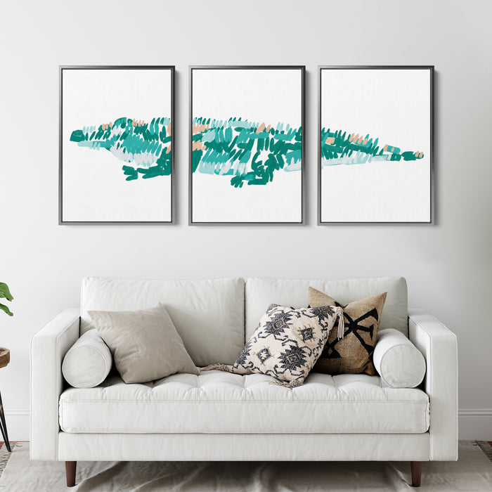 8"x10" / Canvas Set / Antique Silver