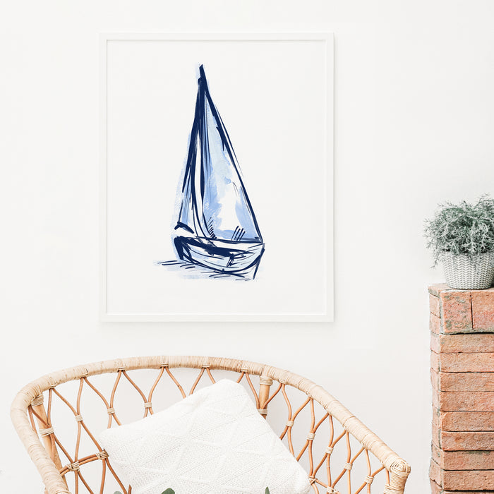 5"x7" / Art Print / White