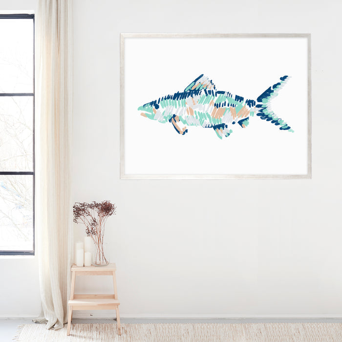 5"x7" / Art Print / Antique Silver