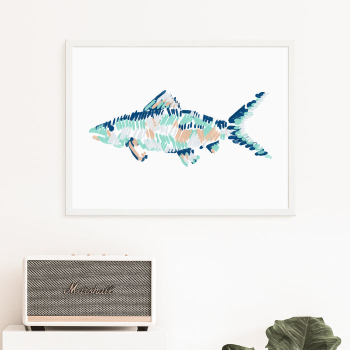 5"x7" / Art Print / White