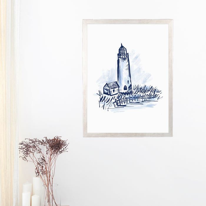 5"x7" / Art Print / Antique Silver