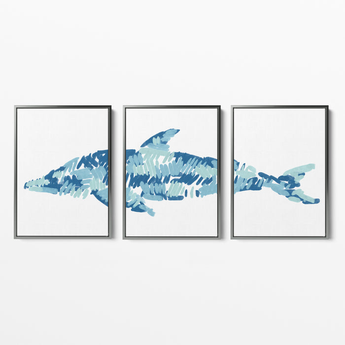 The Dolphin Triptych - Set of 3 - Jetty Home