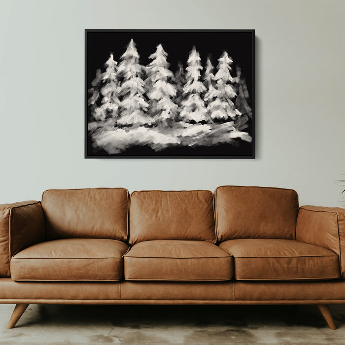 8"x10" / Canvas / Black