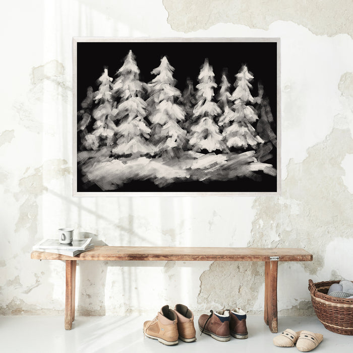 5"x7" / Art Print / Antique Silver