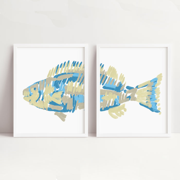 The Grouper Diptych - Set of 2 - Jetty Home