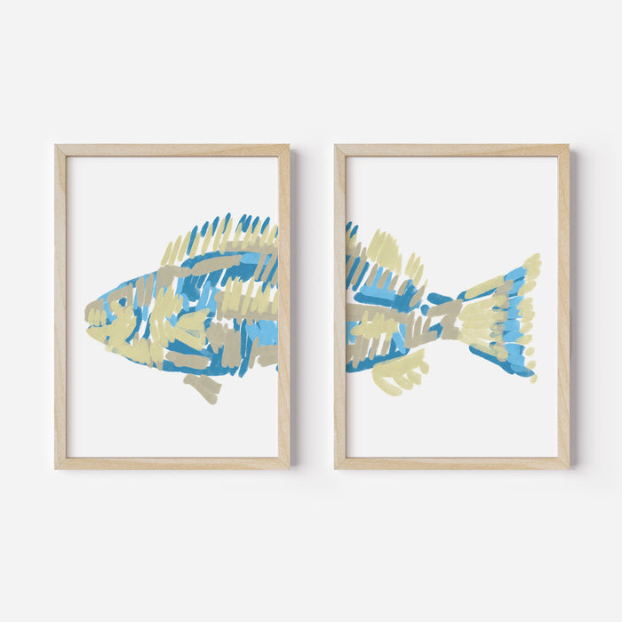 The Grouper Diptych - Set of 2 - Jetty Home