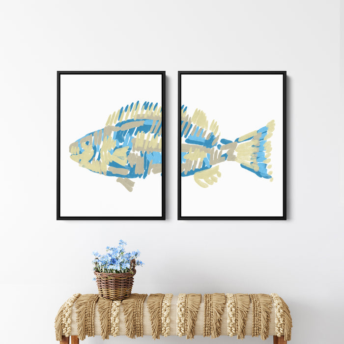 The Grouper Diptych - Set of 2 - Jetty Home