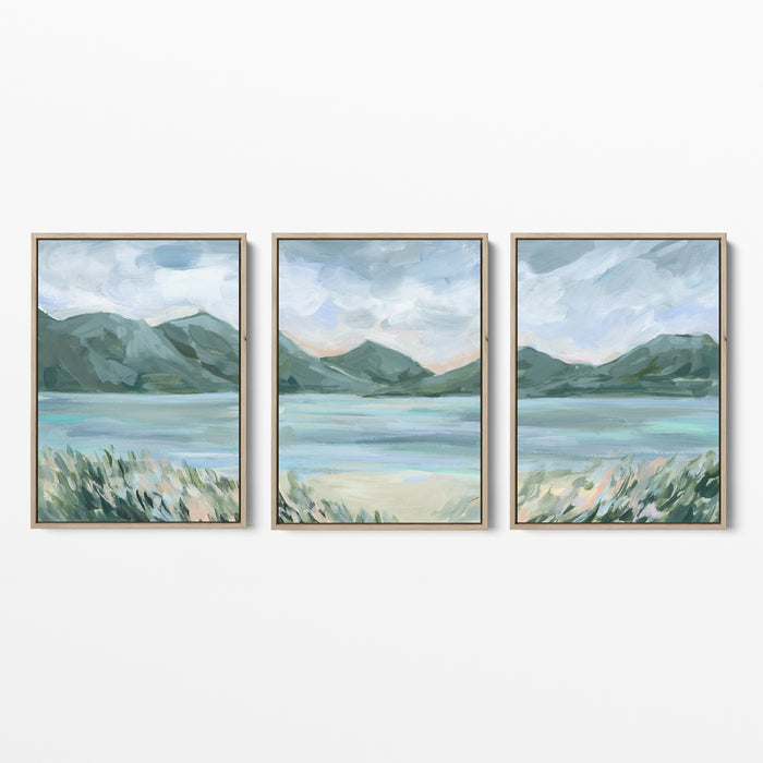 The Lake Glow Triptych - Set of 3 - Jetty Home