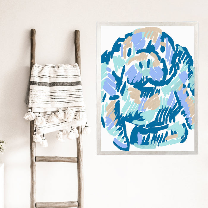5"x7" / Art Print / Antique Silver
