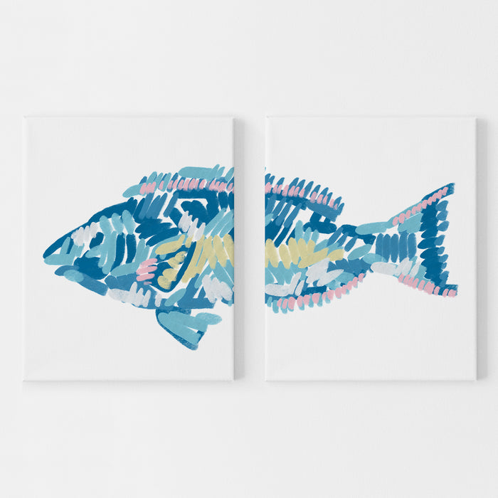 The Parrotfish Diptych - Set of 2 - Jetty Home