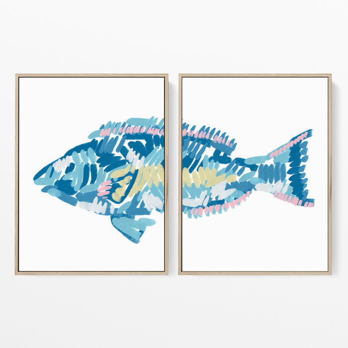 The Parrotfish Diptych - Set of 2 - Jetty Home