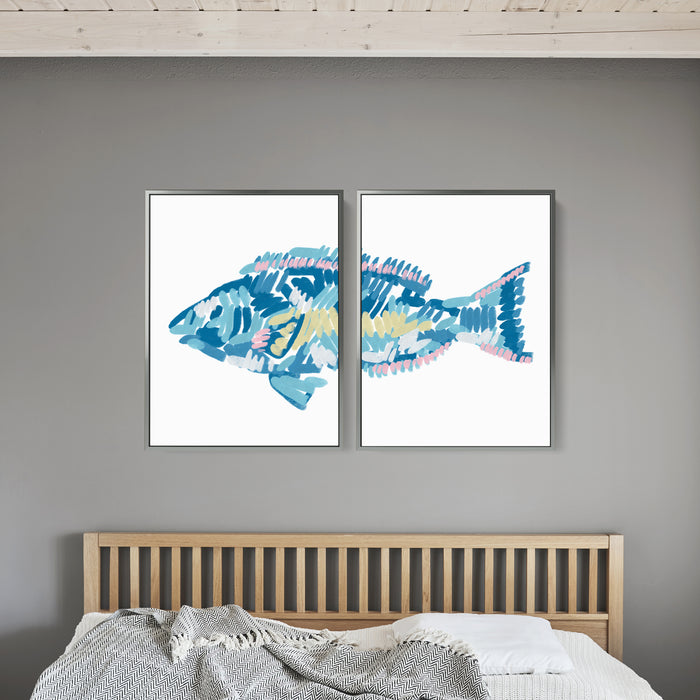 The Parrotfish Diptych - Set of 2 - Jetty Home