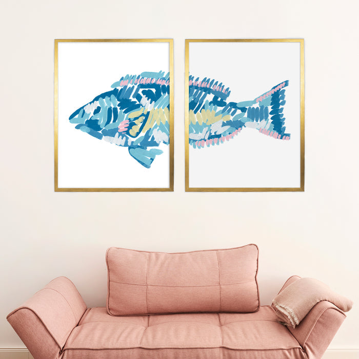 5"x7" / Art Print Set / Antique Gold