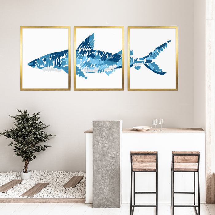 5"x7" / Art Print Set / Antique Gold