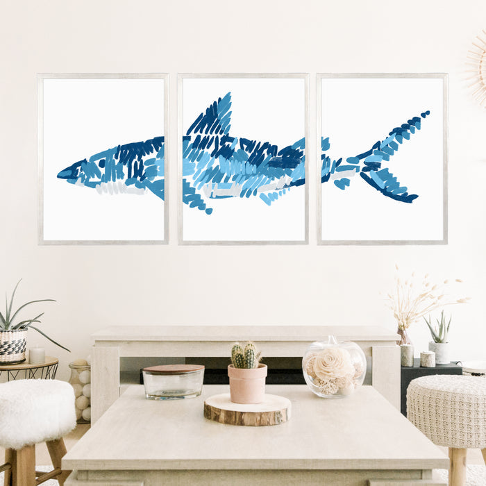 5"x7" / Art Print Set / Antique Silver