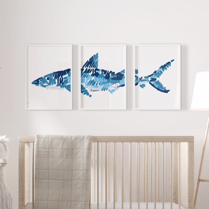 5"x7" / Art Print Set / White