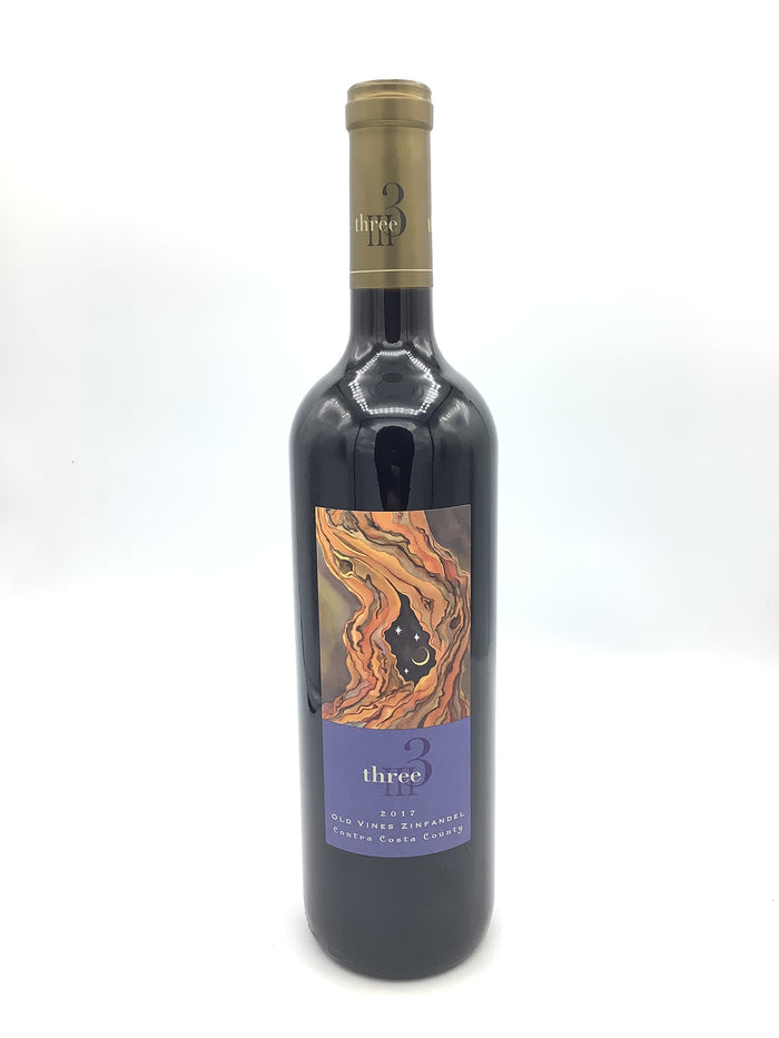 Three Wine Company Old Vines Zinfandel Contra Costa (Blue Label)