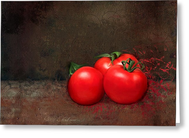 Tomato Trio - Greeting Card Blank