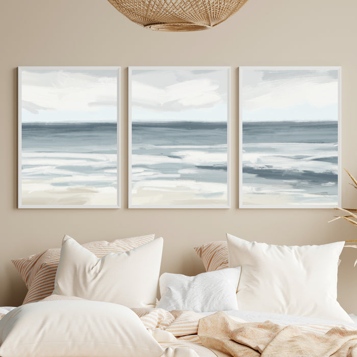 Tranquility Triptych - Set of 3  - Art Prints or Canvases - Jetty Home