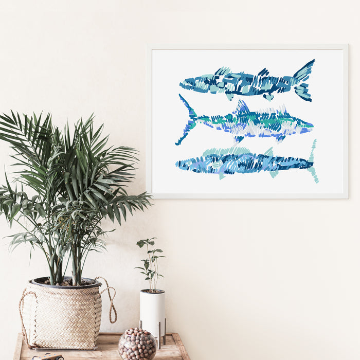 5"x7" / Art Print / White
