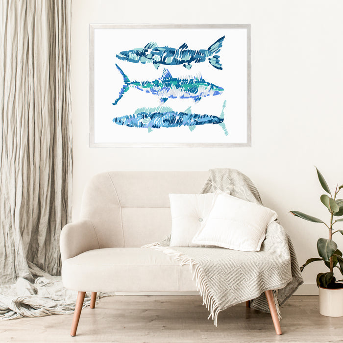 5"x7" / Art Print / Antique Silver