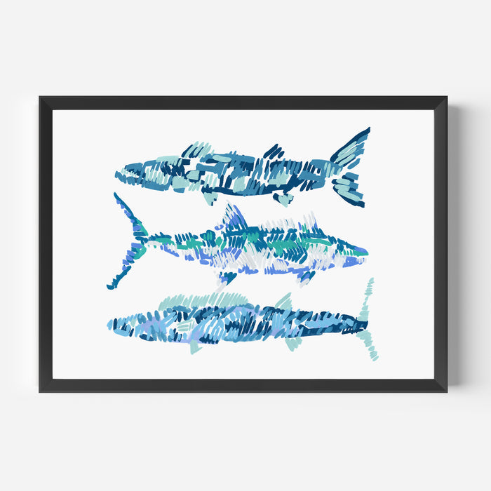 5"x7" / Art Print / Black