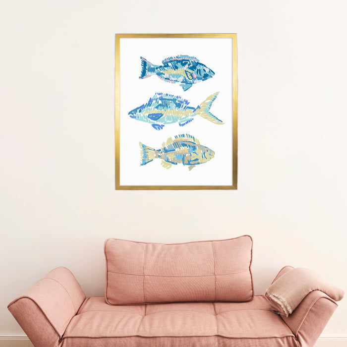 5"x7" / Art Print / Antique Gold
