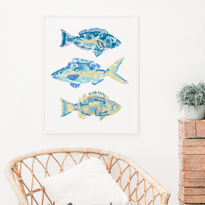 5"x7" / Art Print / White