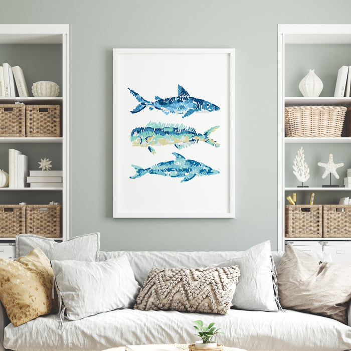 5"x7" / Art Print / White